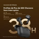 oraimo SpaceBuds Air 38 Heures Localisateur Intelligent Écouteurs Sans Fil Véritables - Image 8