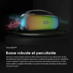 Oraimo Boom Haut-parleur Sans Fil Portatif d'effets de Lumière Dynamiques de Basses Massives de Son Puissant - Image 3