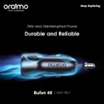 oraimo Bullet 48 48W Car Charger OCC-73D - Image 4