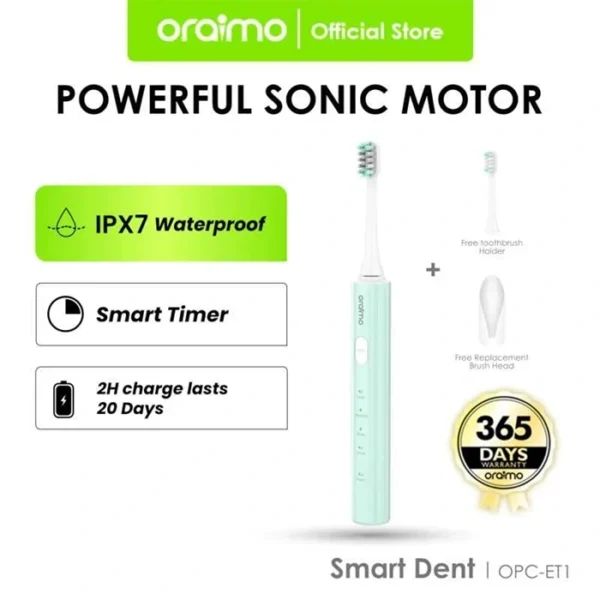 oraimo SmartDent Brosse à dents électrique OPC-ET1