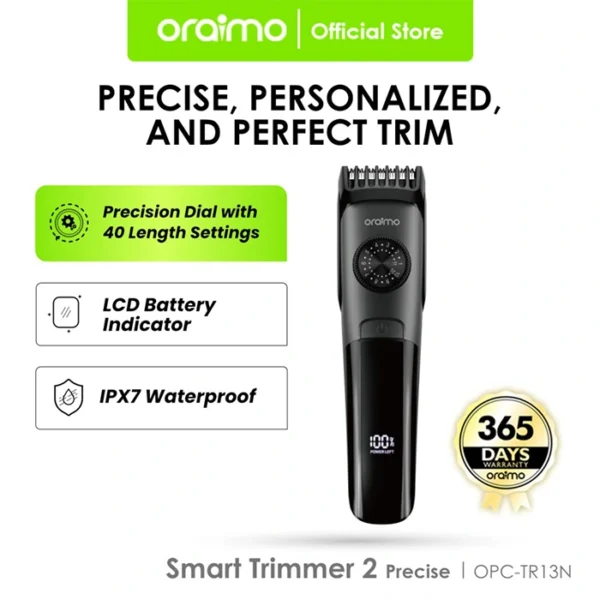 oraimo Smart Trimmer 2 Precision Tondeuse à cadran de précision durable