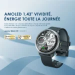 oraimo Watch 5R Montre intelligente Amoled IP68 de 1,43 pouces