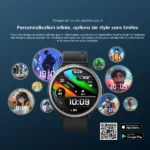 oraimo Watch 5R Montre intelligente Amoled IP68 de 1,43 pouces