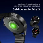 oraimo Watch 5R Pro AMOLED 1,43 Montre intelligente IP68 à interface flottante 2.5D