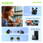 Oraimo TWS Earphone Bluetooth v5.3 Freepods Lite OTW-330 - Image 4
