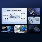 oraimo PowerTrans Hub USB-C 7 en 1 Adaptateur multifonctionnel Station d'accueil