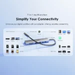 oraimo PowerTrans Hub USB-C 7 en 1 Adaptateur multifonctionnel Station d'accueil