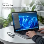 oraimo PowerTrans Hub USB-C 7 en 1 Adaptateur multifonctionnel Station d'accueil