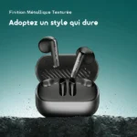 oraimo SpaceBuds Air+ Écouteurs True Wireless avec Finition Métallique et Résistance IPX4